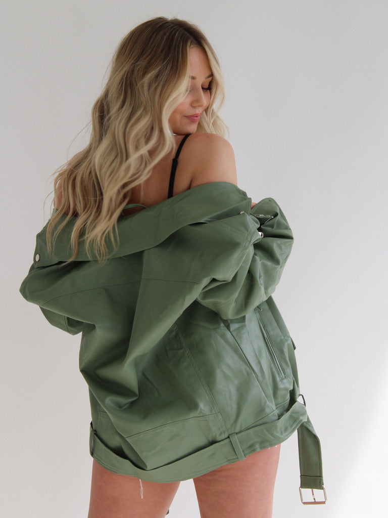 Jaded Leather Jacket