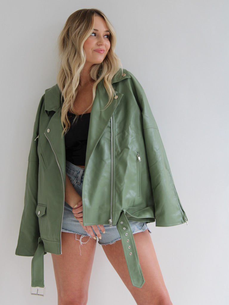 Jaded Leather Jacket