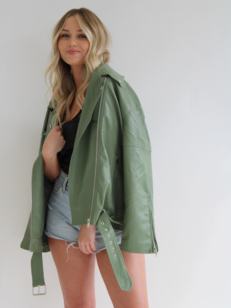 Jaded Leather Jacket
