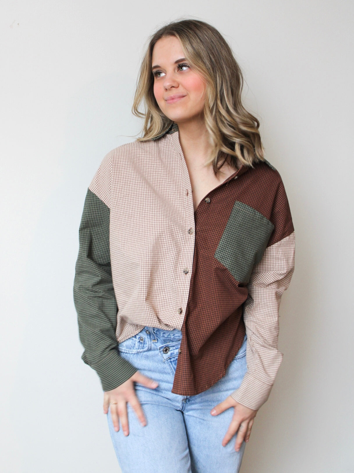Selma Button Down Top