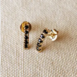 Black Crystal Earrings