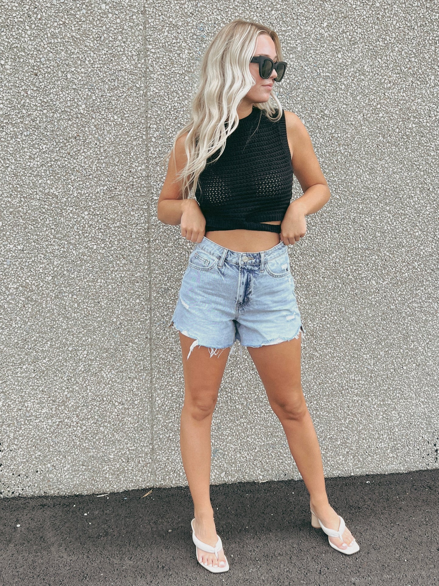 Carrie Crochet Top