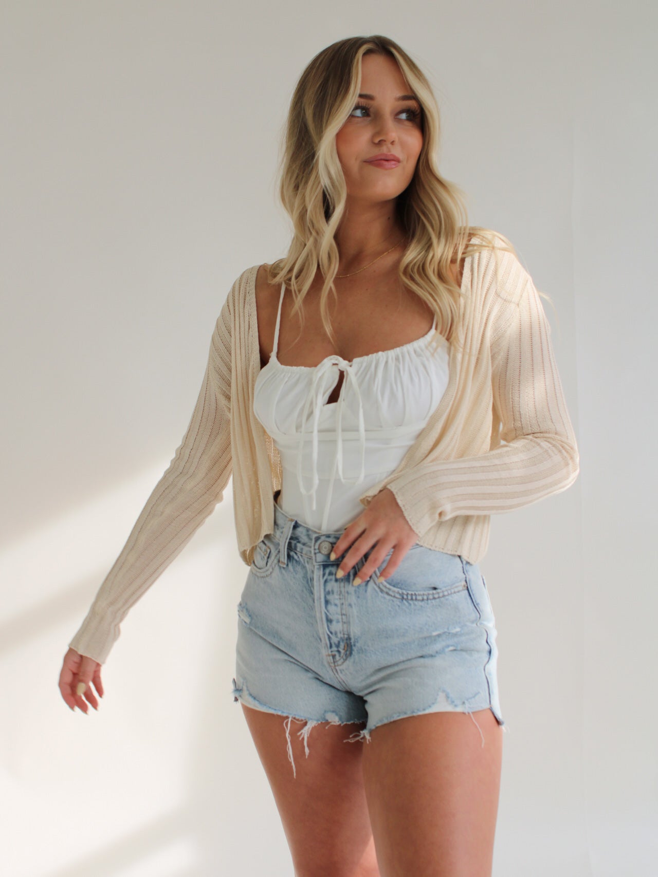 White Sand Cardigan
